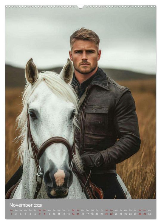 Produktbild: Riders of desire (Wall Calendar 2026 DIN A2 portrait), CALVENDO 12 Month Wall Calendar