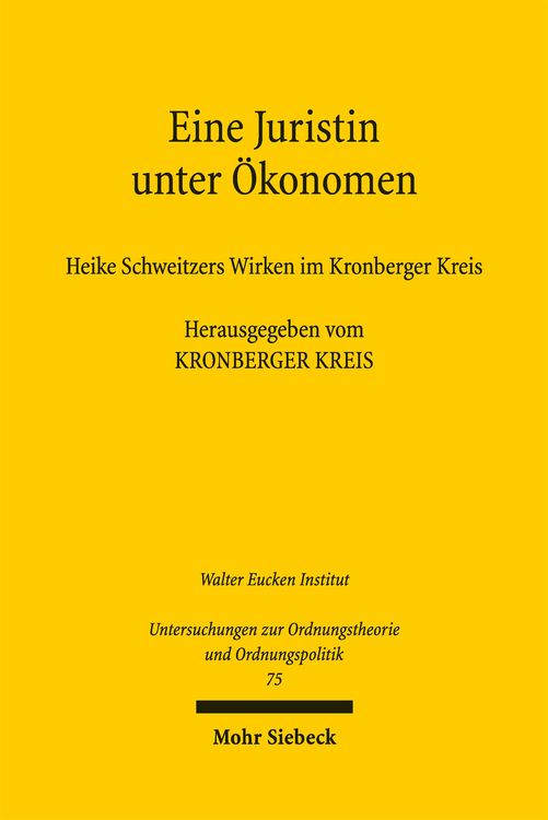 Produktbild: Eine Juristin unter &Ouml;konomen