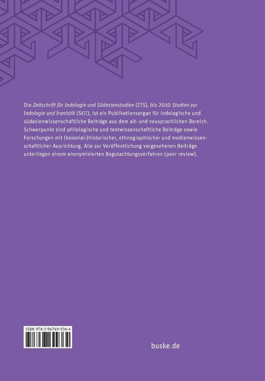 Produktbild: Zeitschrift f&uuml;r Indologie und S&uuml;dasienstudien, Band 29 (2012)