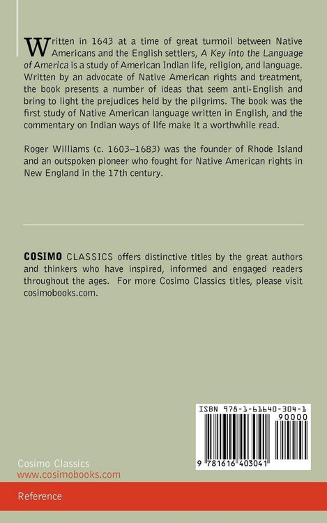 Produktbild: A Key Into the Language of America