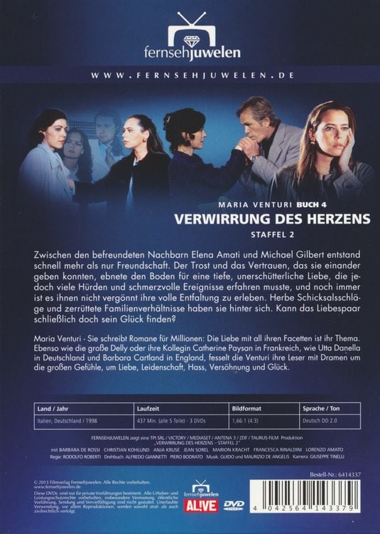 Produktbild: Verwirrung des Herzens - Staffel 2 [3DVDs]