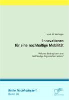 Produktbild: Innovationen f&uuml;r eine nachhaltige Mobilit&auml;t