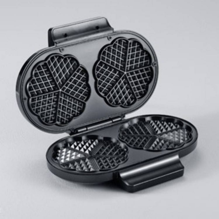 Produktbild: Severin WA 2106 Doppel-Waffeleisen mit manueller Temperatureinstellung Schwarz