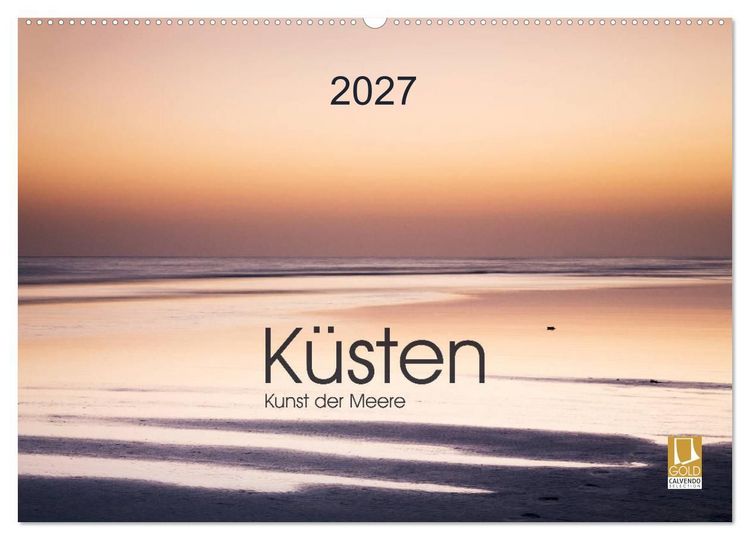 Produktbild: K&uuml;sten - Kunst der Meere (Wandkalender 2027 DIN A2 quer), CALVENDO Monatskalender