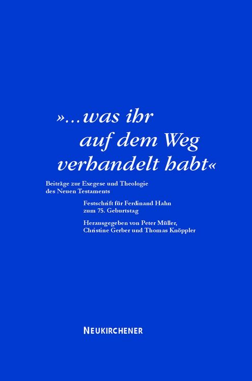 Produktbild: '... Was ihr auf dem Weg verhandelt habt'