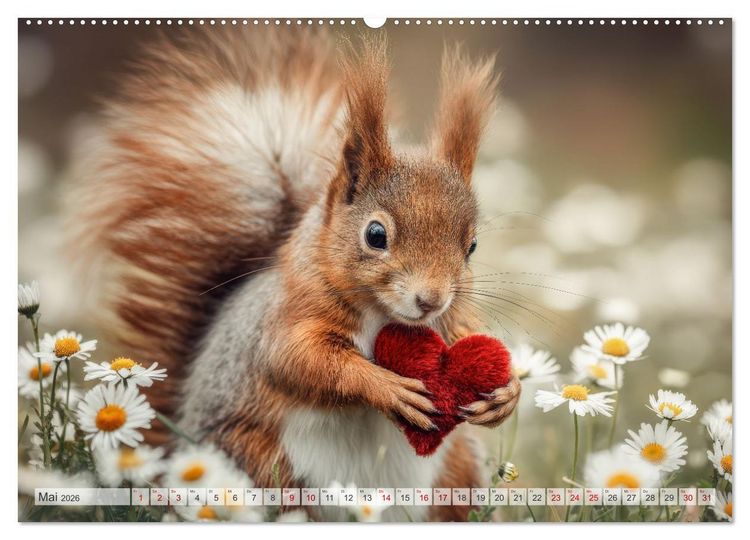 Produktbild: Hazelnuts Abenteuer (Wandkalender 2026 DIN A2 quer), CALVENDO Monatskalender