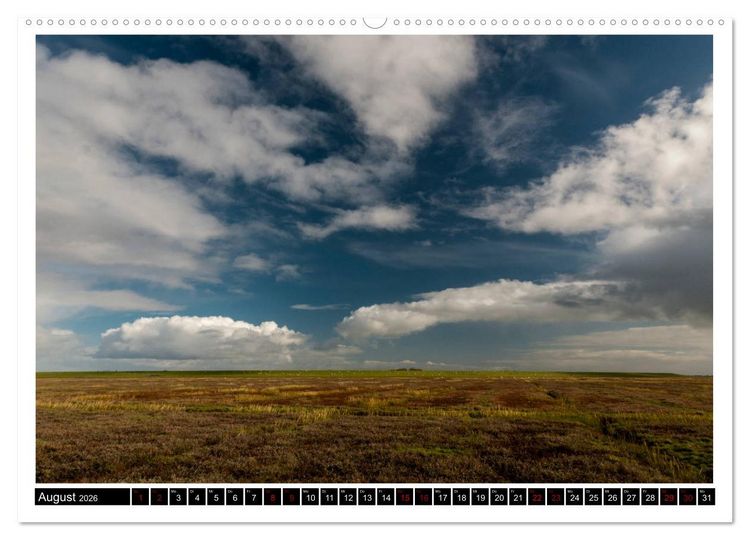 Produktbild: St. Peter-Ording - Natur pur (Wandkalender 2026 DIN A2 quer), CALVENDO Monatskalender