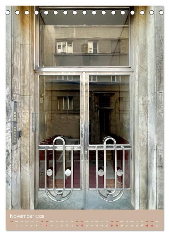 Produktbild: Doors of Belgrade (Desk Calendar 2026 DIN A5 portrait), CALVENDO 12 Month DeskCalendar