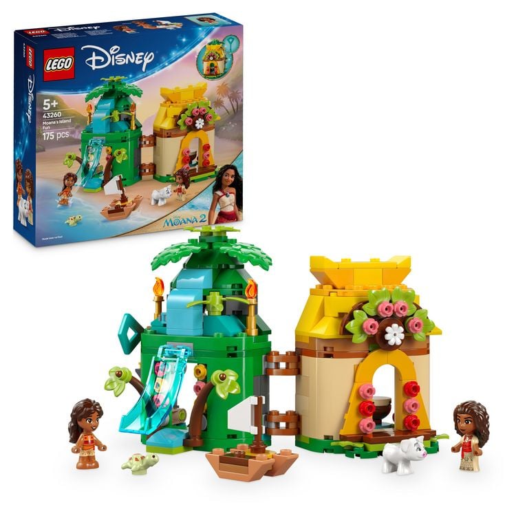 Produktbild: LEGO ǀ Disney 43260 Vaianas Inselspaß Bauset, Baubares Spielzeughaus