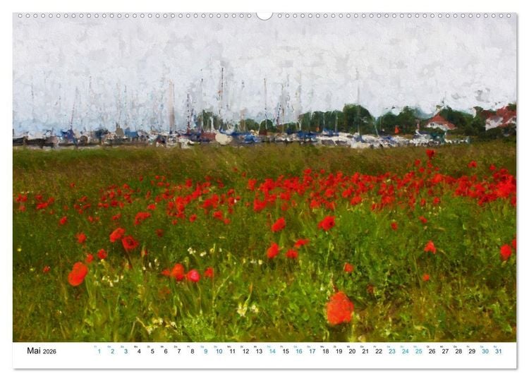 Produktbild: Hiddensee - Malerische Insel der Ostsee (hochwertiger Premium Wandkalender 2026 DIN A2 quer), Kunstdruck in Hochglanz