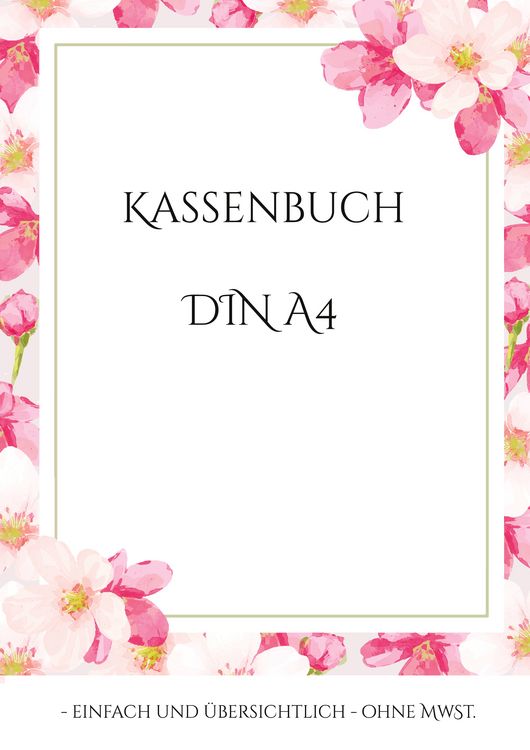 Produktbild: Kassenbuch DIN A4