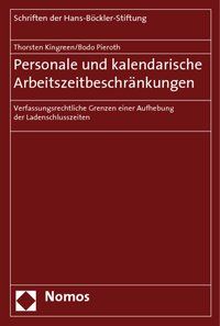 Produktbild: Personale und kalendarische Arbeitszeitbeschr&auml;nkungen