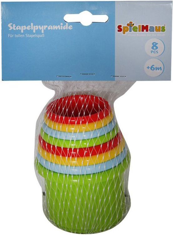 Produktbild: SpielMaus Baby Stapelbecher, 8-teilig