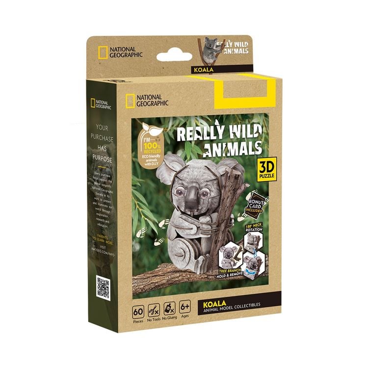 Produktbild: CUBICFUN - 3D Puzzle Koala 60 Teile
