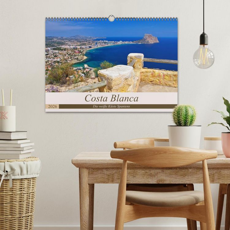 Produktbild: Costa Blanca - Die wei&szlig;e K&uuml;ste Spaniens (Wandkalender 2026 DIN A3 quer), CALVENDO Monatskalender