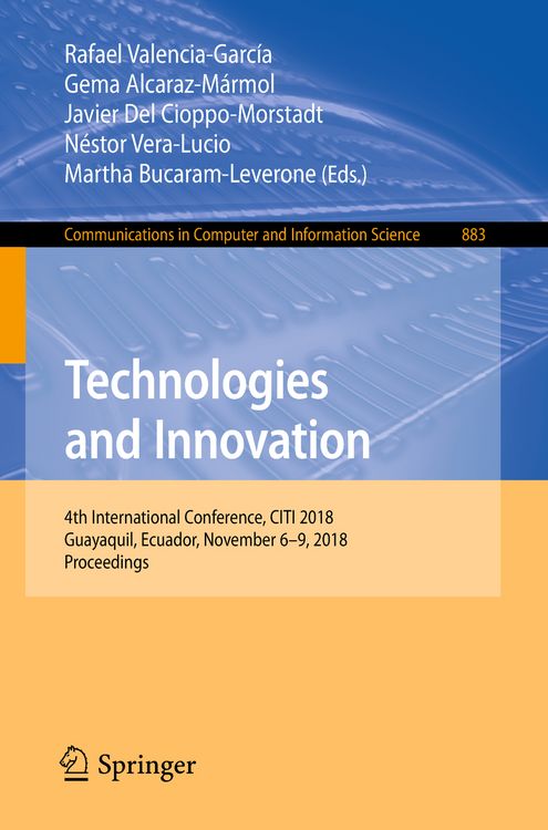 Produktbild: Technologies and Innovation
