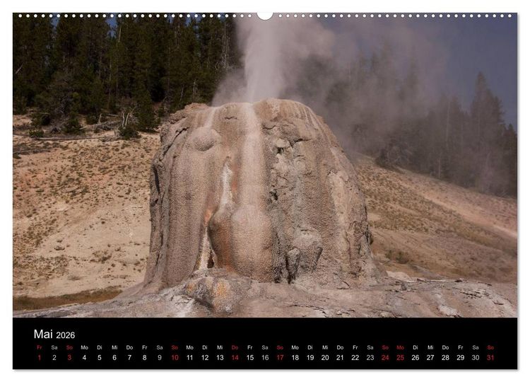 Produktbild: Yellowstone Impressionen (Wandkalender 2026 DIN A2 quer), CALVENDO Monatskalender