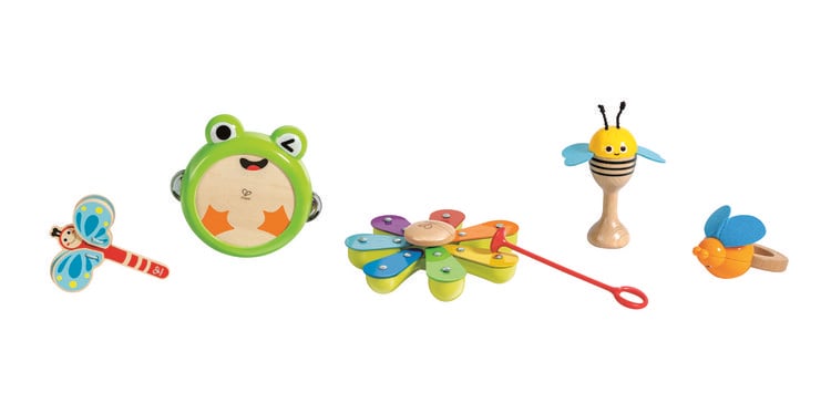 Produktbild: Hape - Rhythmus-Kit Natur