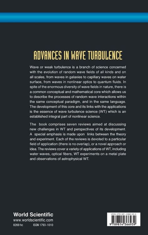 Produktbild: Advances in Wave Turbulence