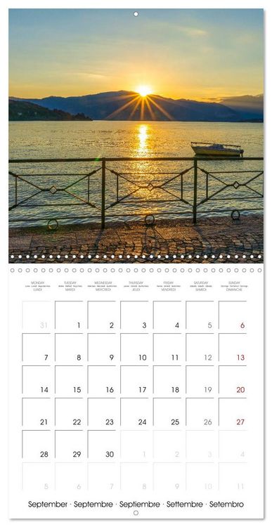 Produktbild: Lake Maggiore - Italian Dreams (Wall Calendar 2026 12 &times; 12 Inch) CALVENDO 12 Month Wall Calendar