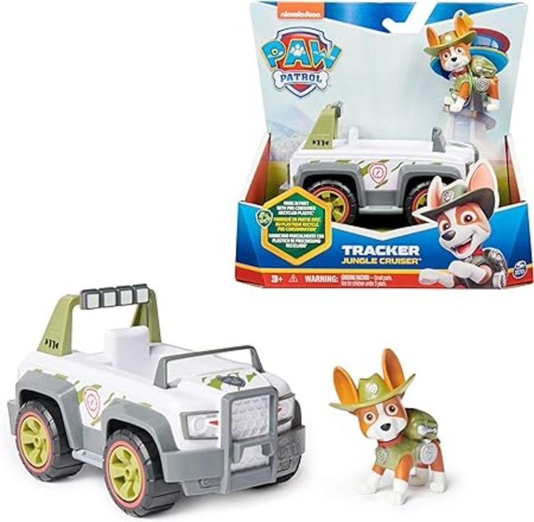 Bild vom Artikel Paw Patrol, Dschungel-Truck mit Tracker-Figur (Sustainable Basic Vehicle/Basis Fahrzeug) vom Autor 