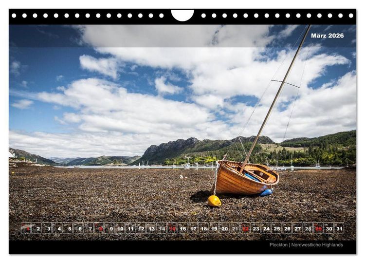 Produktbild: Traumkulisse Schottland (Wandkalender 2026 DIN A4 quer), CALVENDO Monatskalender