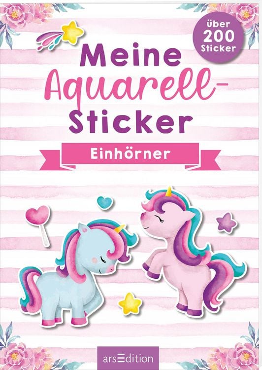 Produktbild: Meine Aquarell-Sticker &ndash; Einh&ouml;rner