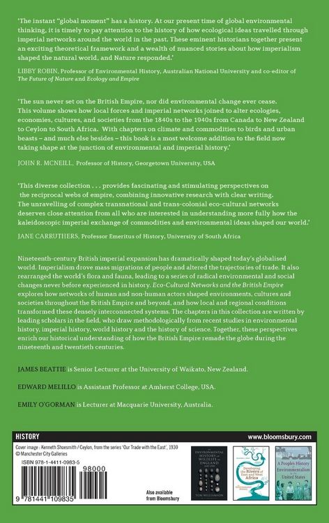 Produktbild: Eco-Cultural Networks and the British Empire