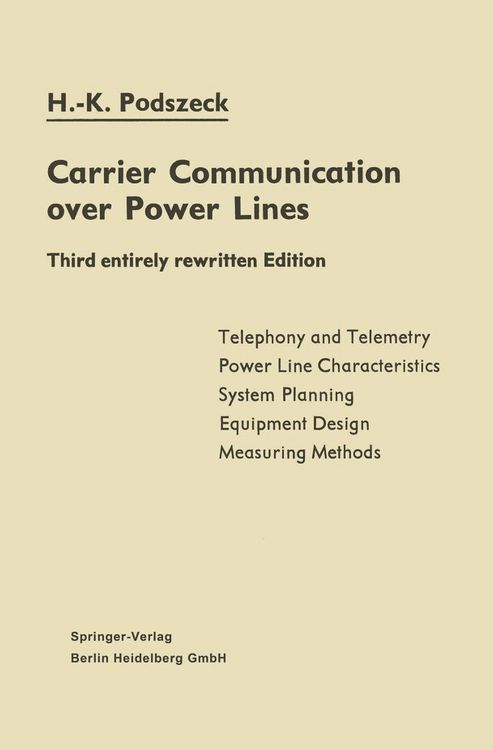 Produktbild: Carrier Communication over Power Lines