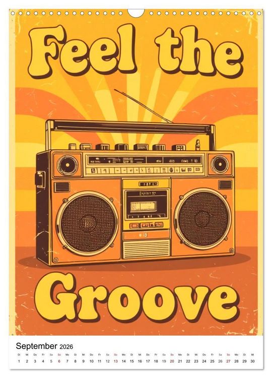 Produktbild: Feel the Groove &ndash; Funk & Soul Vintage (Wandkalender 2026 DIN A3 hoch), CALVENDO Monatskalender