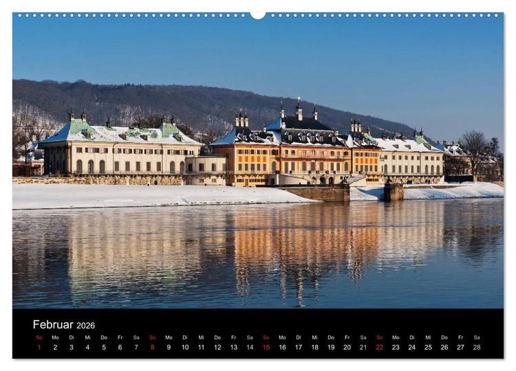 Produktbild: S&auml;chsische Burgen und Schl&ouml;sser (hochwertiger Premium Wandkalender 2026 DIN A2 quer), Kunstdruck in Hochglanz