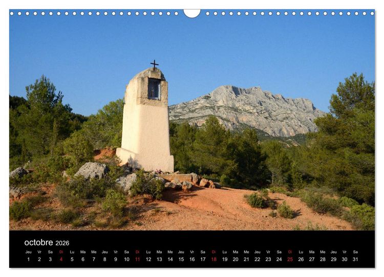 Produktbild: Aix-en-Provence: Capitale du Roi Ren&eacute; (Calendrier mural 2026 DIN A3 vertical), CALVENDO calendrier mensuel