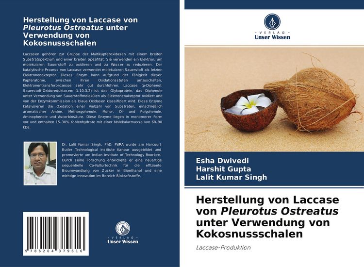 Produktbild: Herstellung von Laccase von Pleurotus Ostreatus unter Verwendung von Kokosnussschalen