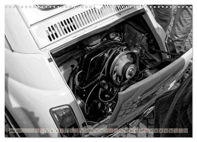 Produktbild: il Cinquecento - Details im Fokus - im Look eines legend&auml;ren Analogfilms (Wandkalender 2027 DIN A3 quer), CALVENDO Monatskalender