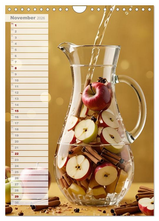 Produktbild: Vitalit&auml;t im Glas - Erfrischende Momente mit Infused Water Kreationen (Wandkalender 2026 DIN A4 hoch), CALVENDO Monatskalender
