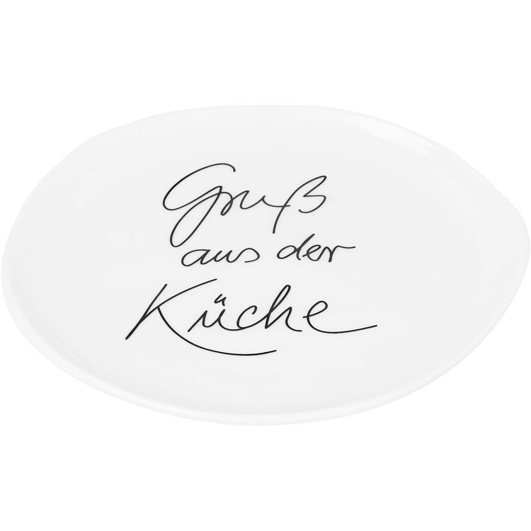 Produktbild: Mix & Match Teller Gru&szlig; aus der K&uuml;che 13,7x12,8x1cm