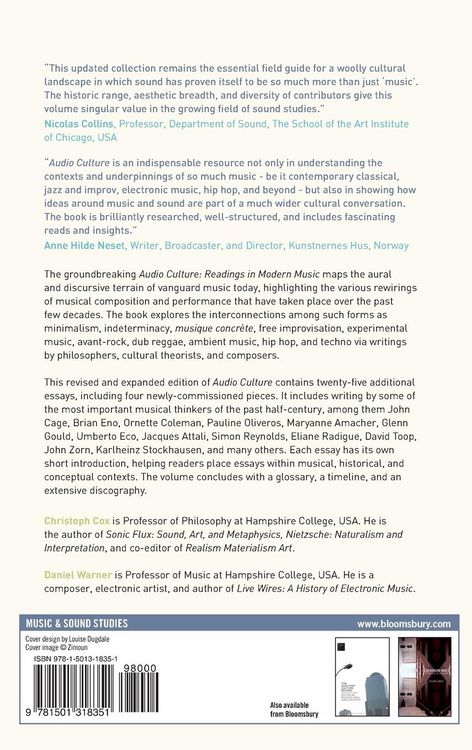 Produktbild: Audio Culture, Revised Edition