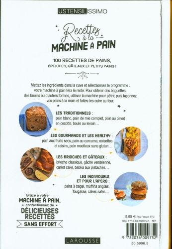 Produktbild: Recettes &agrave; la machine &agrave; pain