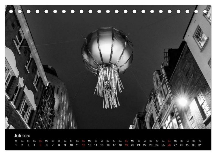 Produktbild: Unterwegs in London (Tischkalender 2026 DIN A5 quer), CALVENDO Monatskalender