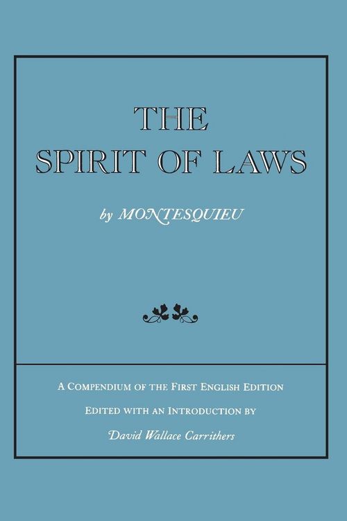 Produktbild: The Spirit of Laws