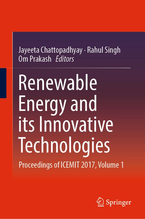 Produktbild: Renewable Energy and its Innovative Technologies