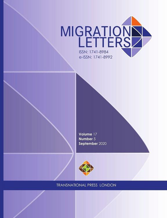 Produktbild: Migration Letters, Volume 17 Number 5 (2020)