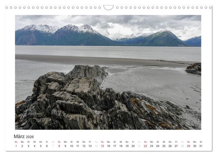 Produktbild: ALASKA - Bilder aus dem S&uuml;den (Wandkalender 2026 DIN A3 quer), CALVENDO Monatskalender