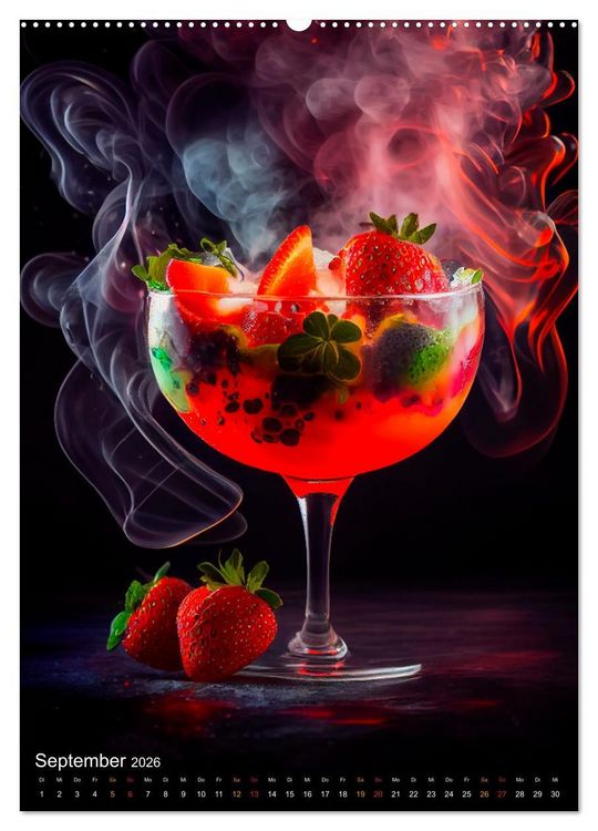 Produktbild: Cocktails - Bew&auml;hrter Genuss neu interpretiert (hochwertiger Premium Wandkalender 2026 DIN A2 hoch), Kunstdruck in Hochglanz
