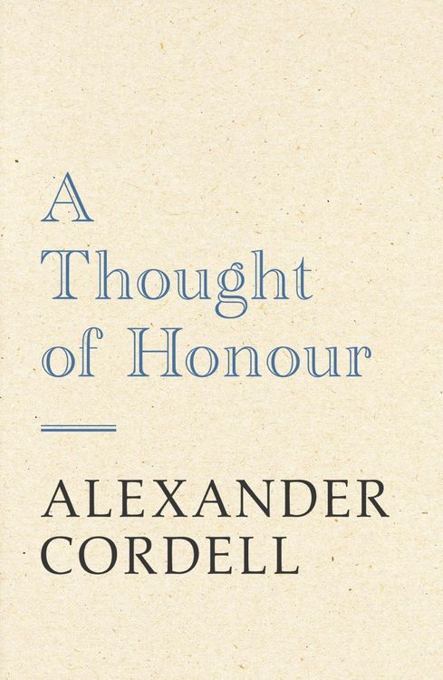 Produktbild: A Thought of Honour