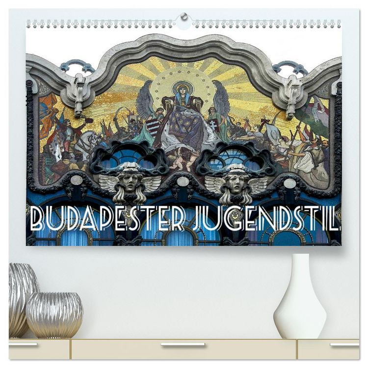 Produktbild: Budapester Jugendstil (hochwertiger Premium Wandkalender 2026 DIN A2 quer), Kunstdruck in Hochglanz