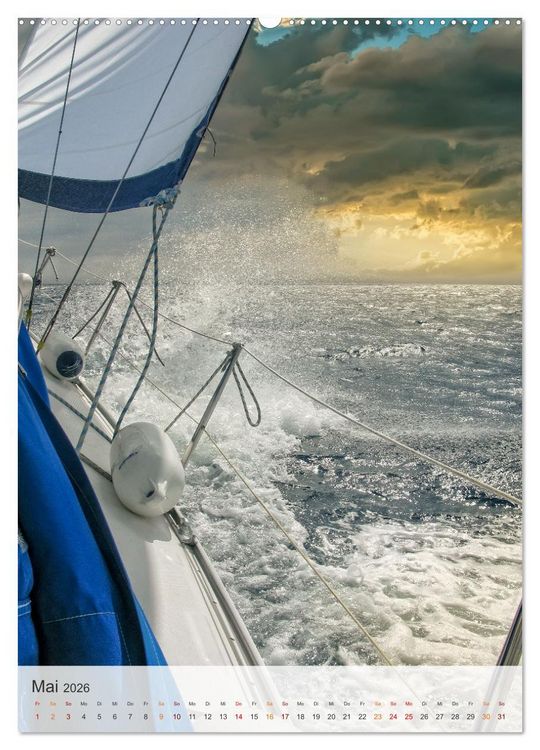Produktbild: Segeln - meine Leidenschaft (hochwertiger Premium Wandkalender 2026 DIN A2 hoch), Kunstdruck in Hochglanz