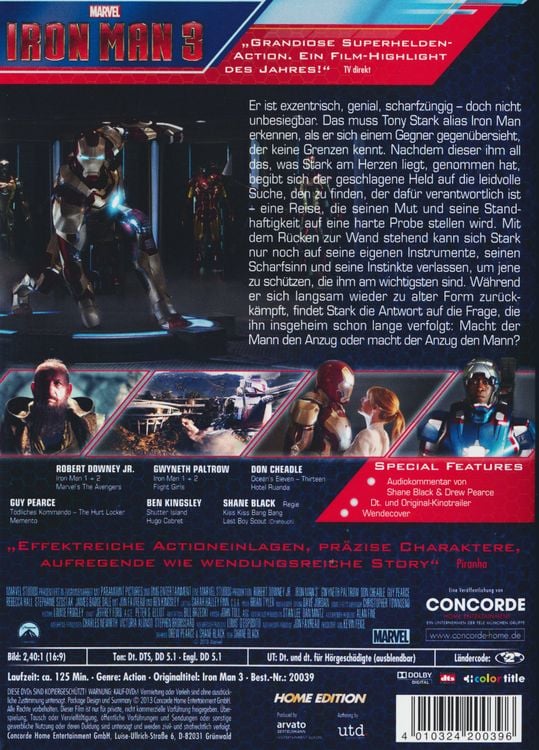 Produktbild: Iron Man 3