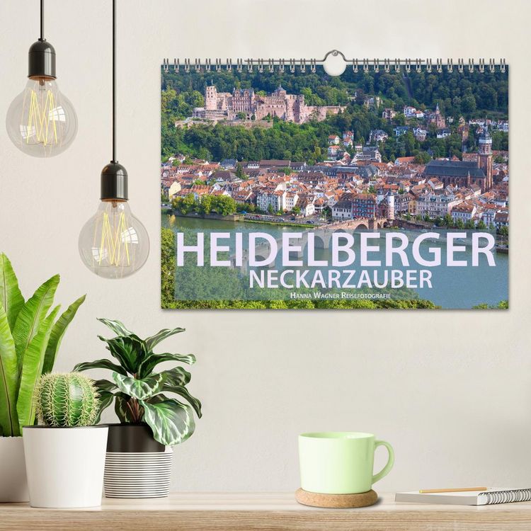 Produktbild: Heidelberger Neckarzauber (Wandkalender 2026 DIN A4 quer), CALVENDO Monatskalender