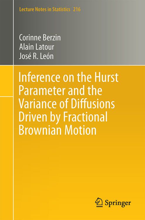 Produktbild: Inference on the Hurst Parameter and the Variance of Diffusions Driven by Fractional Brownian Motion